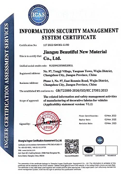 ISO27001 Certification ISO27001 Certification