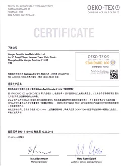 OEKO-TEX Certification OEKO-TEX Certification